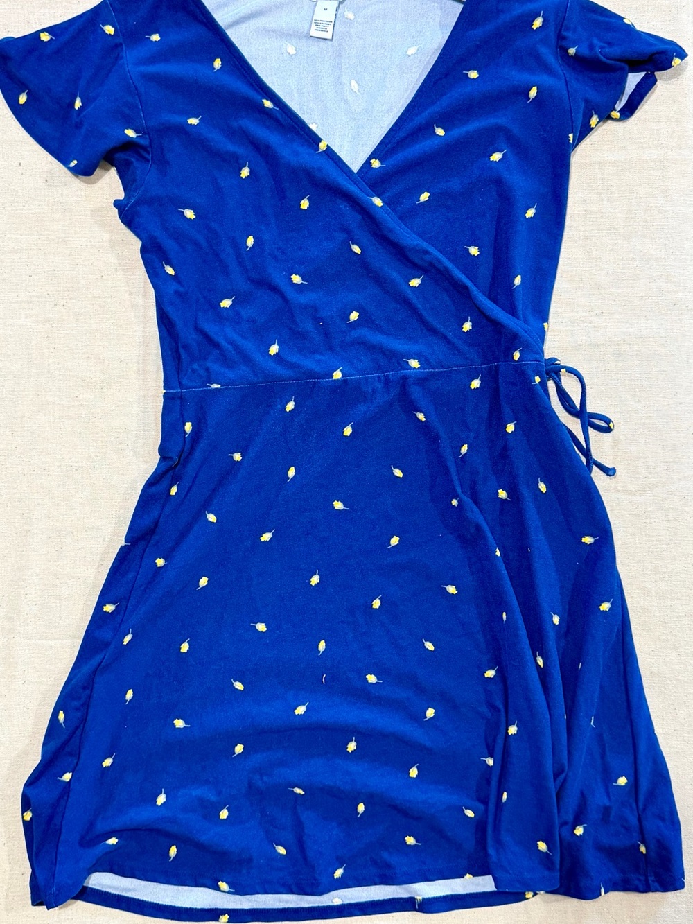 AriZona Jean Co Faux Wrap Floral Stretch Dress